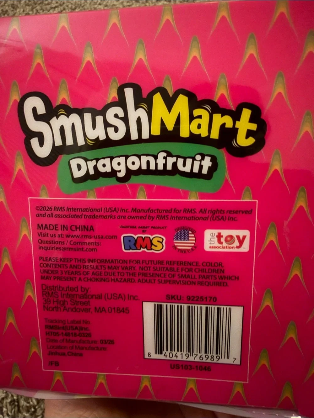 SmushMart Dragonfruit Squishy Toy